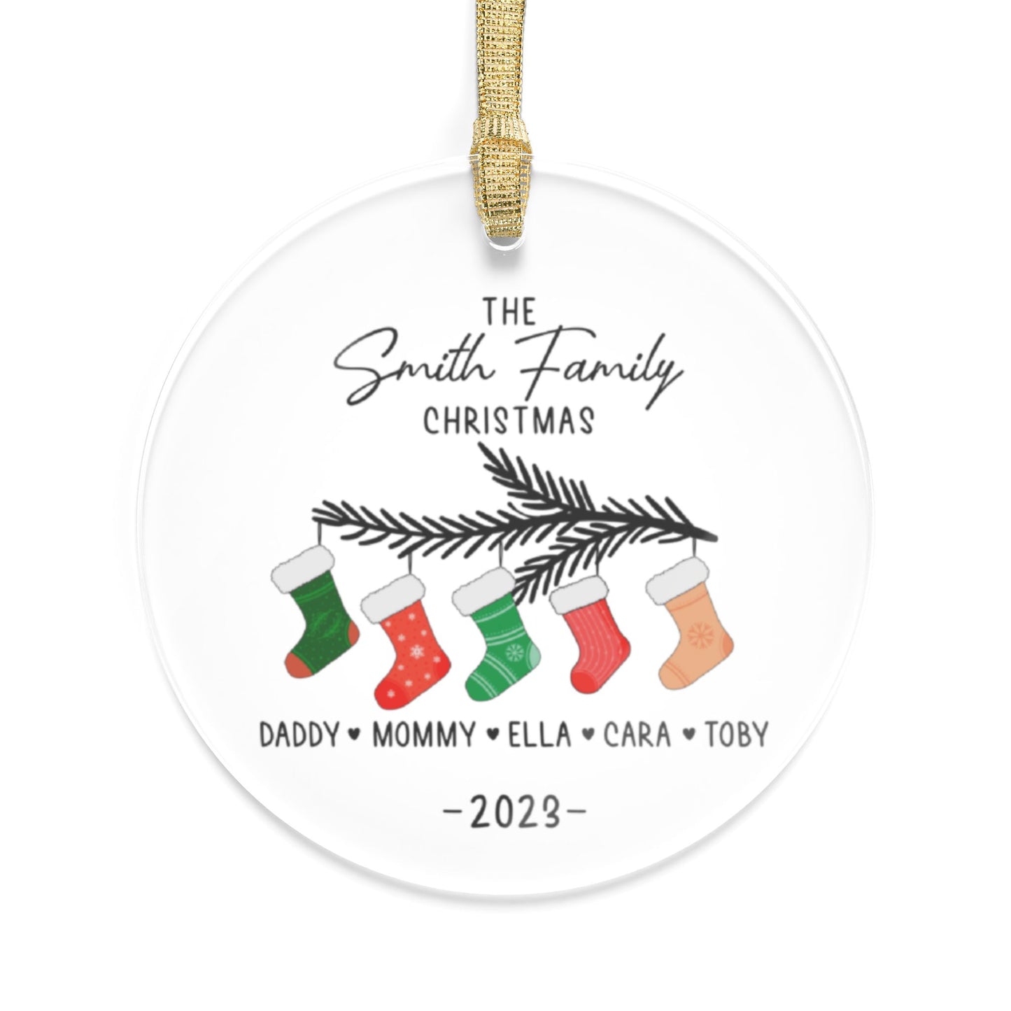 Personalized Ornaments - Christmas Tree Decor