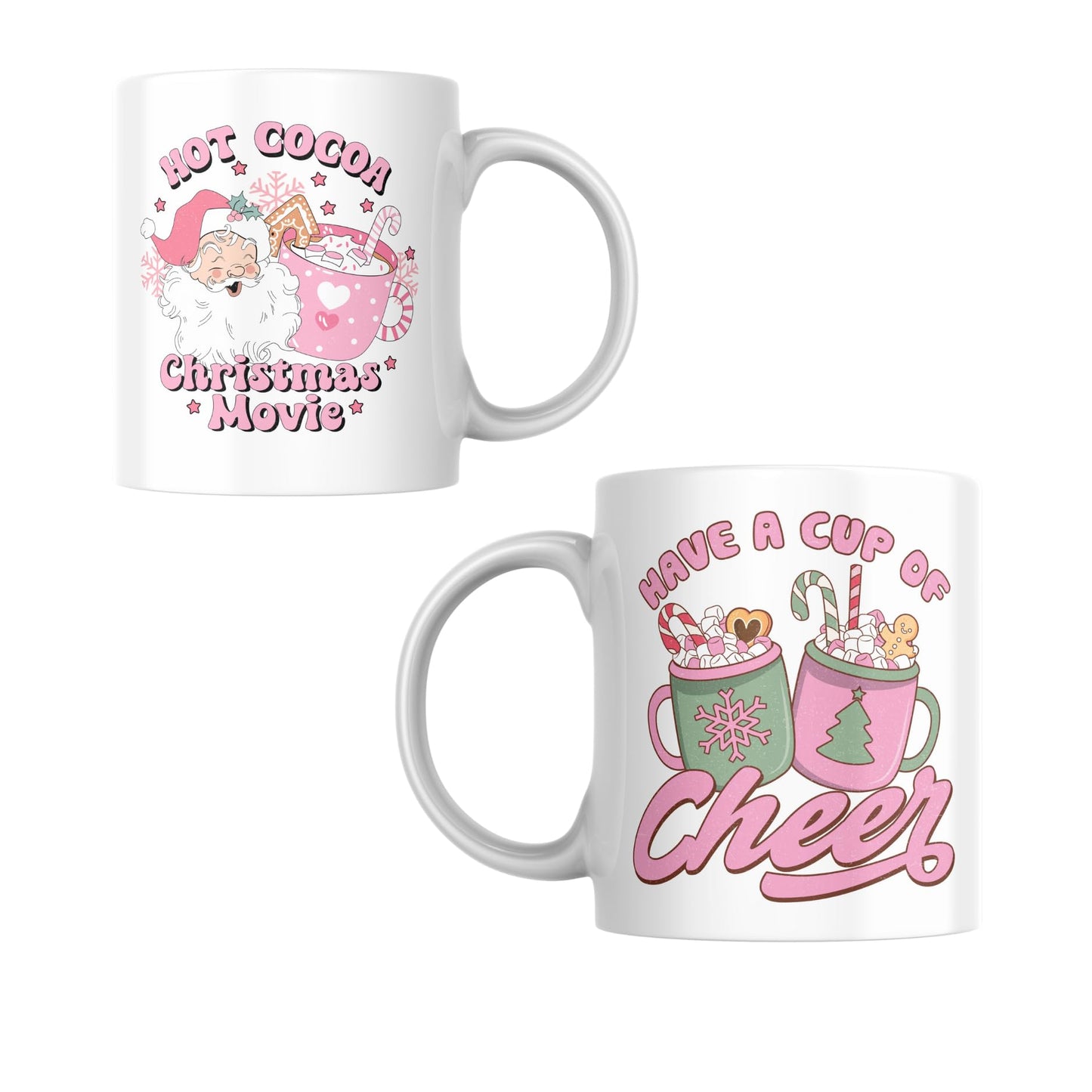 Christmas Movie Hot Cocoa Mug, White, 11 oz