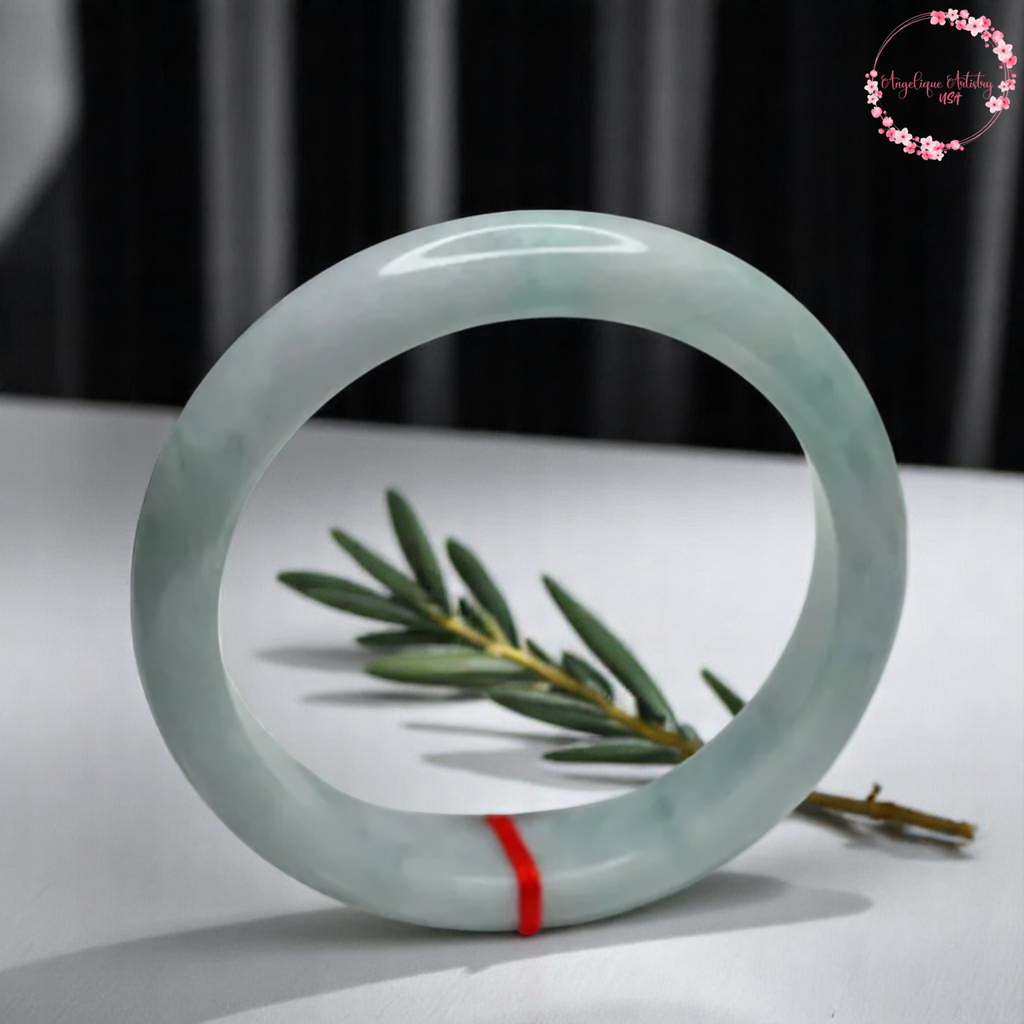 Authentic Grade A Myanmar Jadeite Bangle - A Symbol of Good Fortune and Elegance