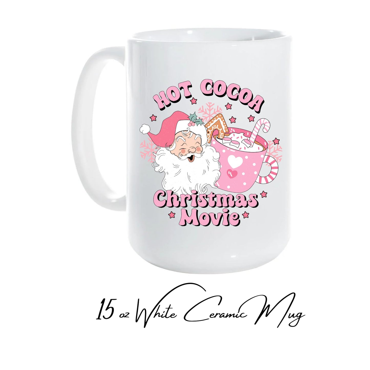 Christmas Movie Hot Cocoa Mug, White, 11 oz
