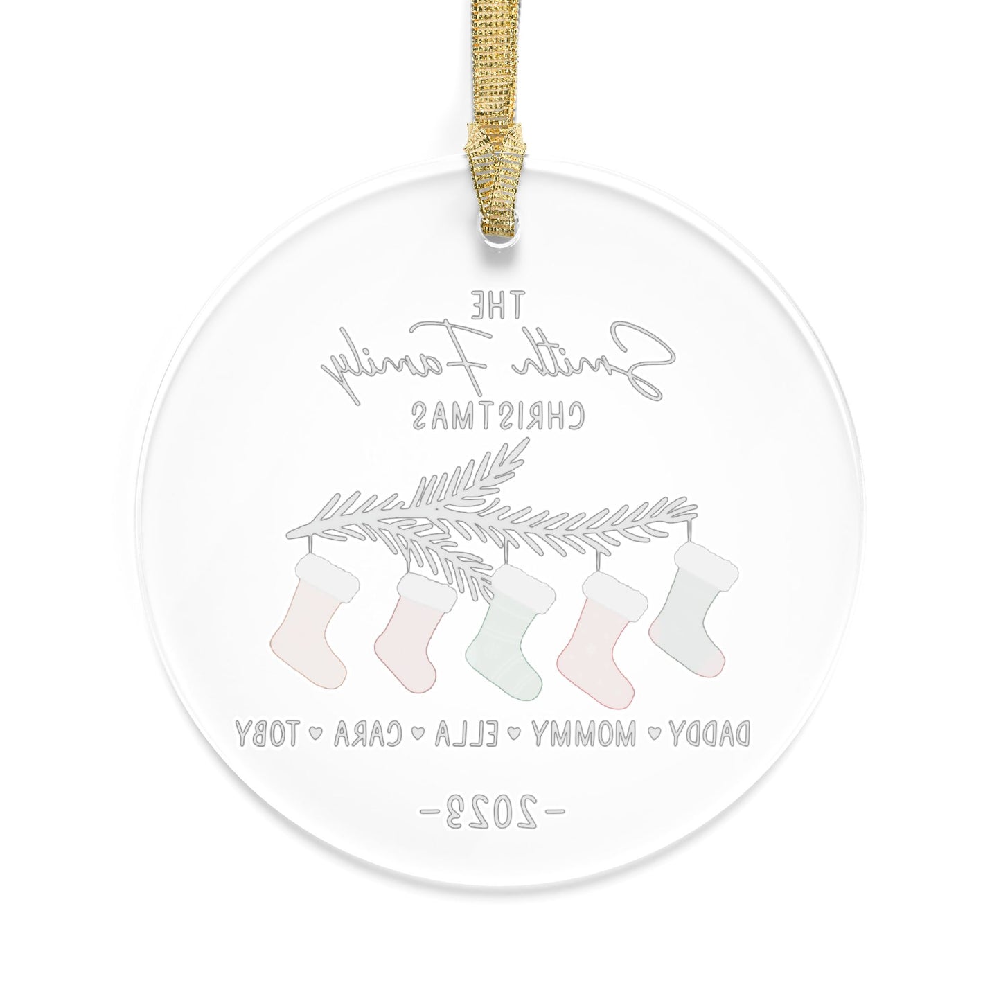 Personalized Ornaments - Christmas Tree Decor