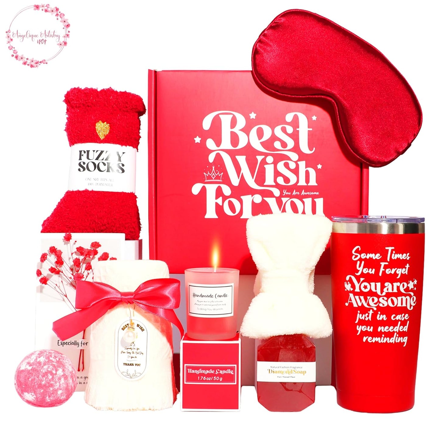 Spa Gift Basket Set for Women - Relaxation and Self-Care