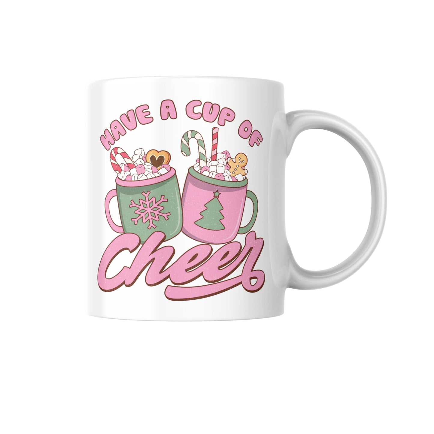 Christmas Movie Hot Cocoa Mug, White, 11 oz