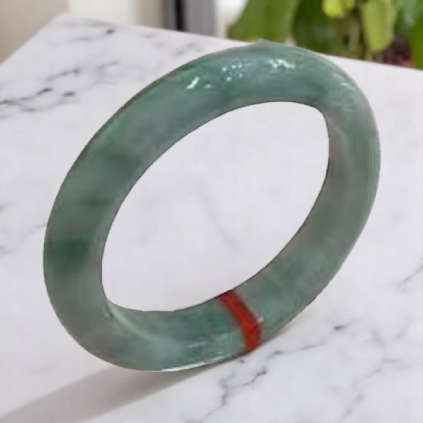 Authentic Grade A Myanmar Jadeite Bangle - A Symbol of Good Fortune and Elegance