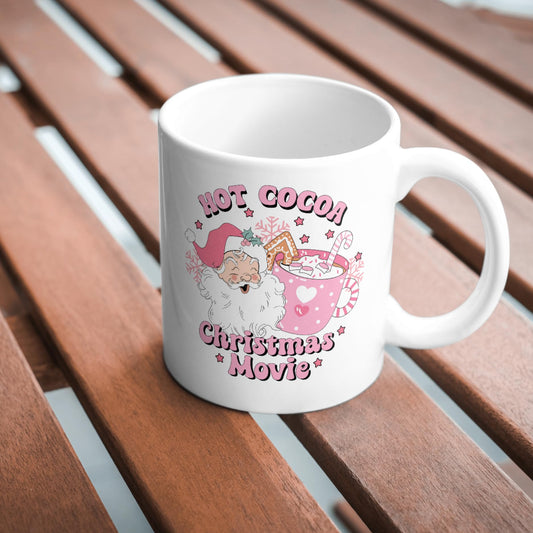 Christmas Movie Hot Cocoa Mug, White, 11 oz