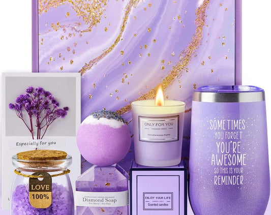 Spa Gift Basket Set for Women - Relaxation and Self-Care
