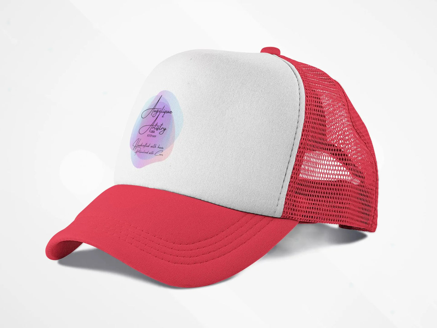 Custom Hats|Custom Logo|Your Own Classic Mesh Baseball Cap Polyester Mesh Trucker Hat for Men and Women & Kids