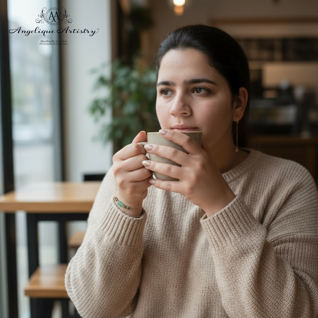 ✨ Customizable 18K Gold Plated Beads & Natural Crystal Bracelet | Handmade Gift for Her ✨